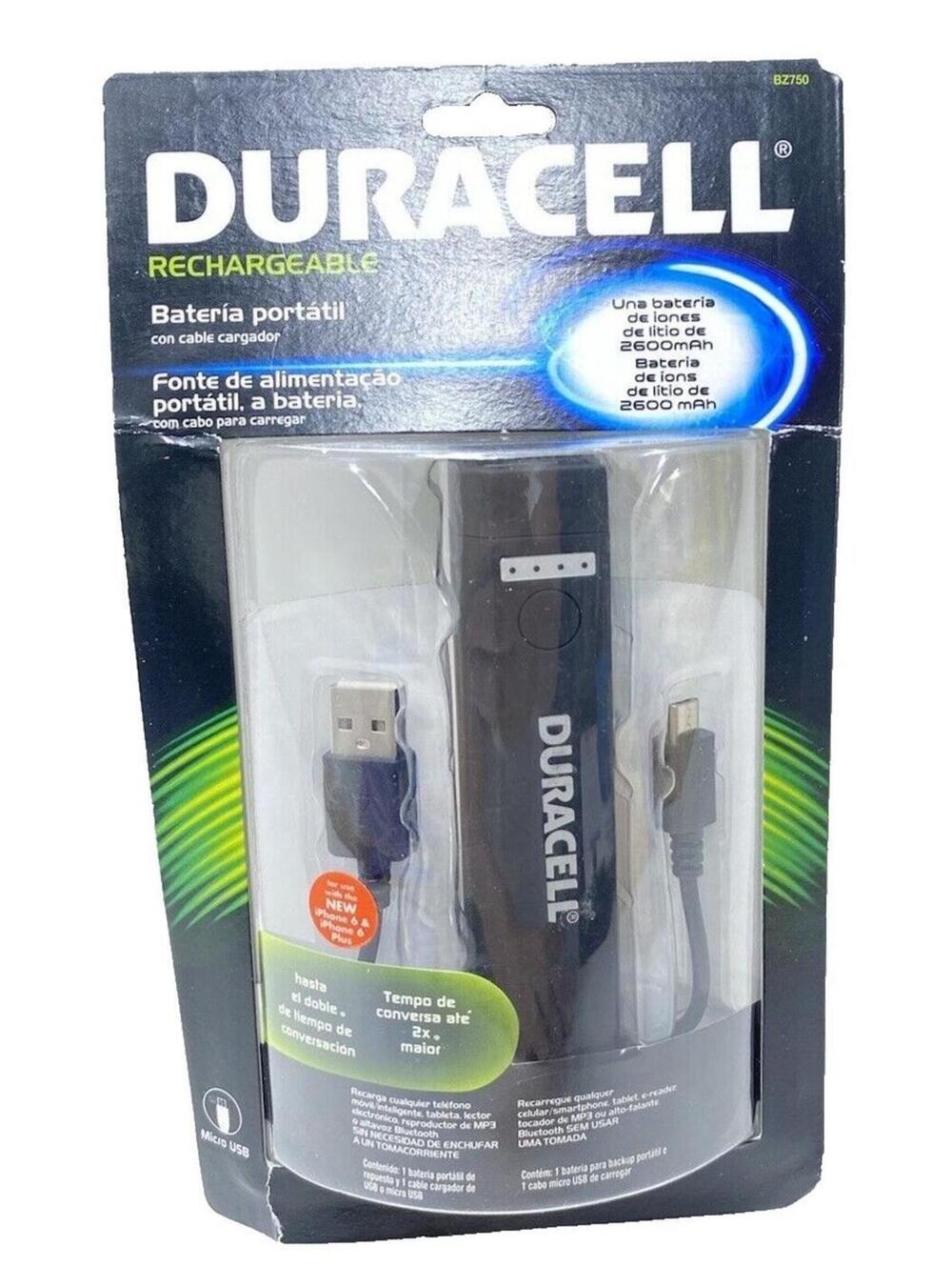 Duracell Portable USB Battery Charger, New Cell Phone Charging Device
